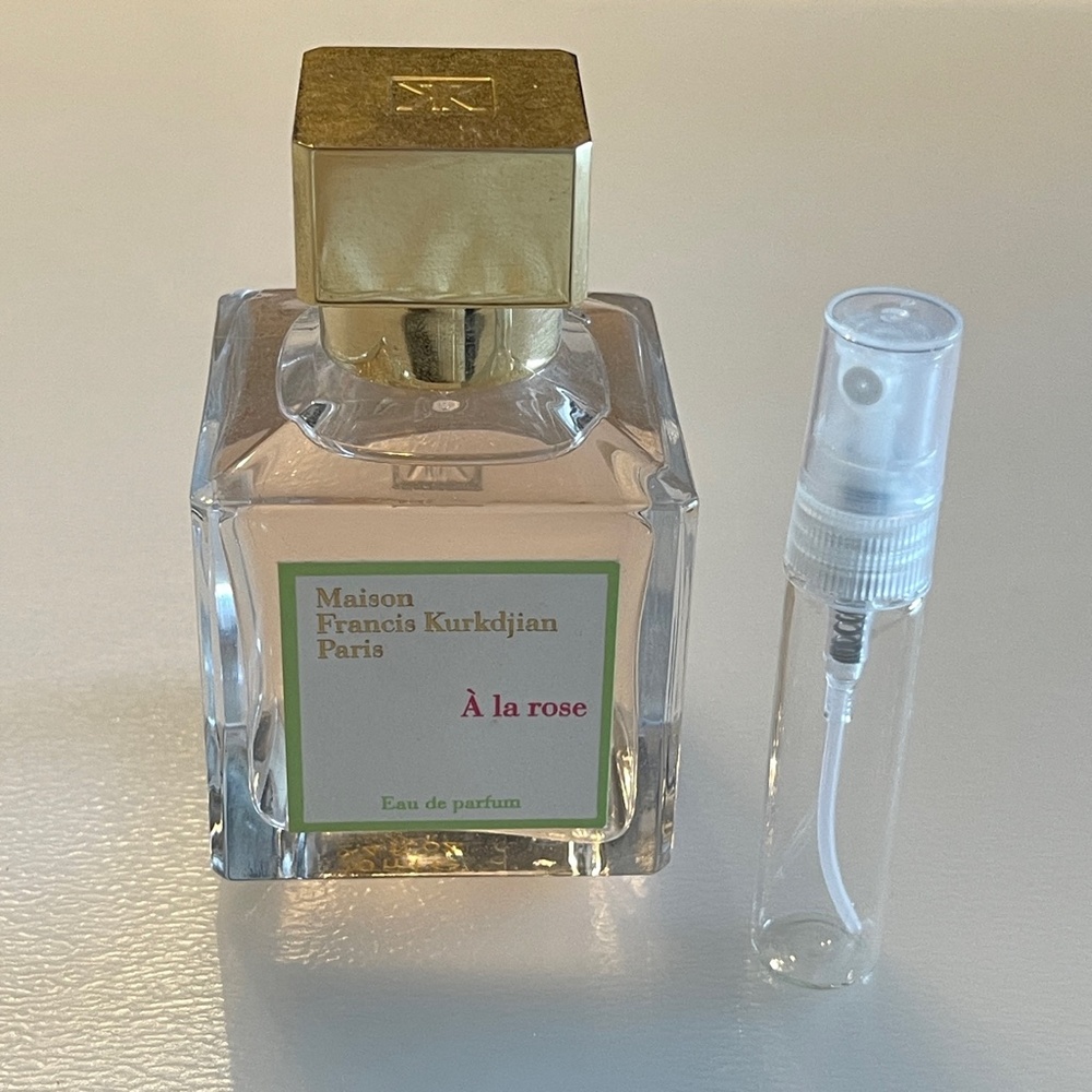 Maison Francis Kurkdjian A La Rose fragrance edp decant 5ml